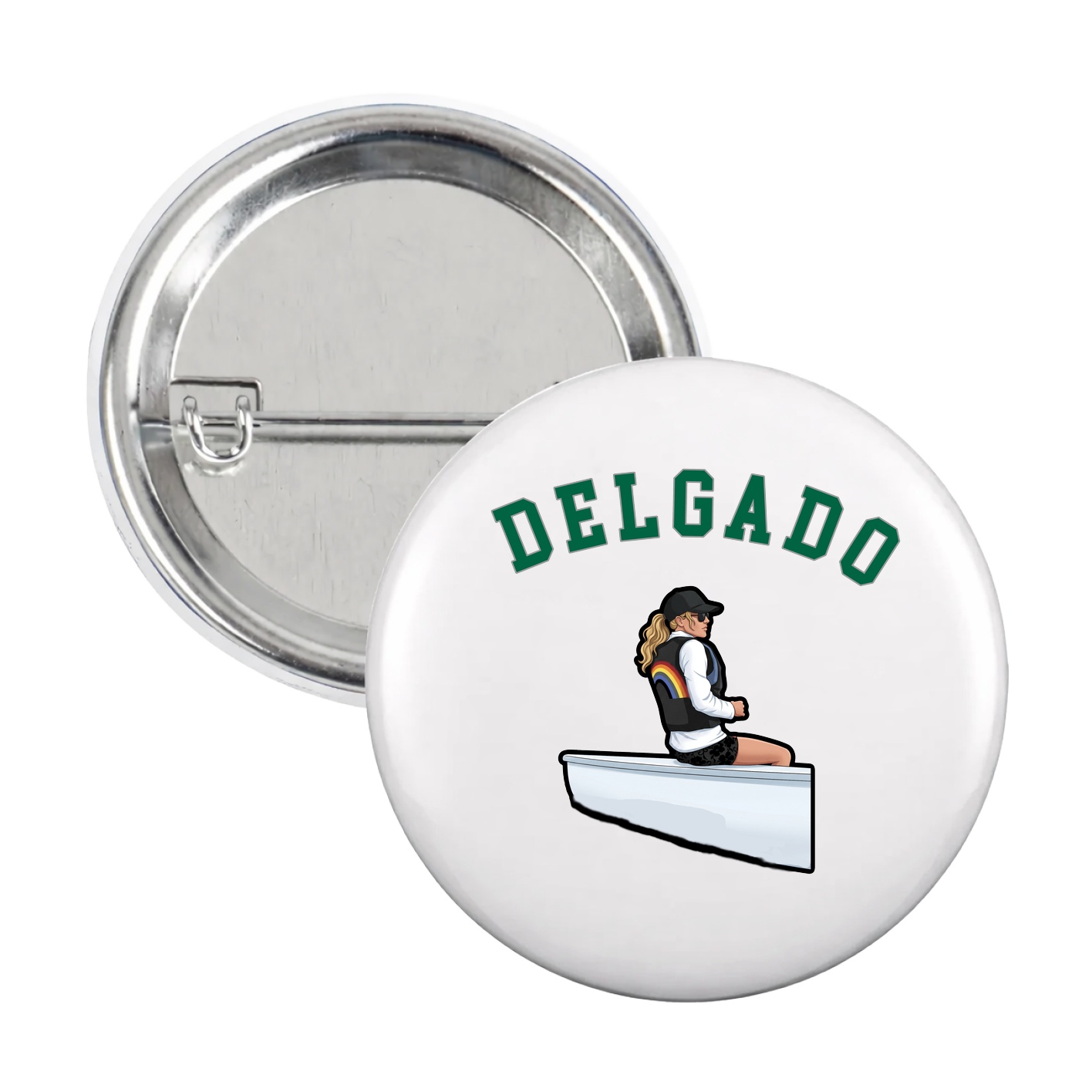 Game Day Button — Shirsey Arch in White