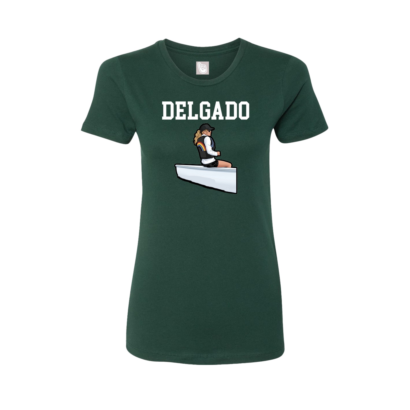 Fitted Women's Tee — Shirsey in Green
