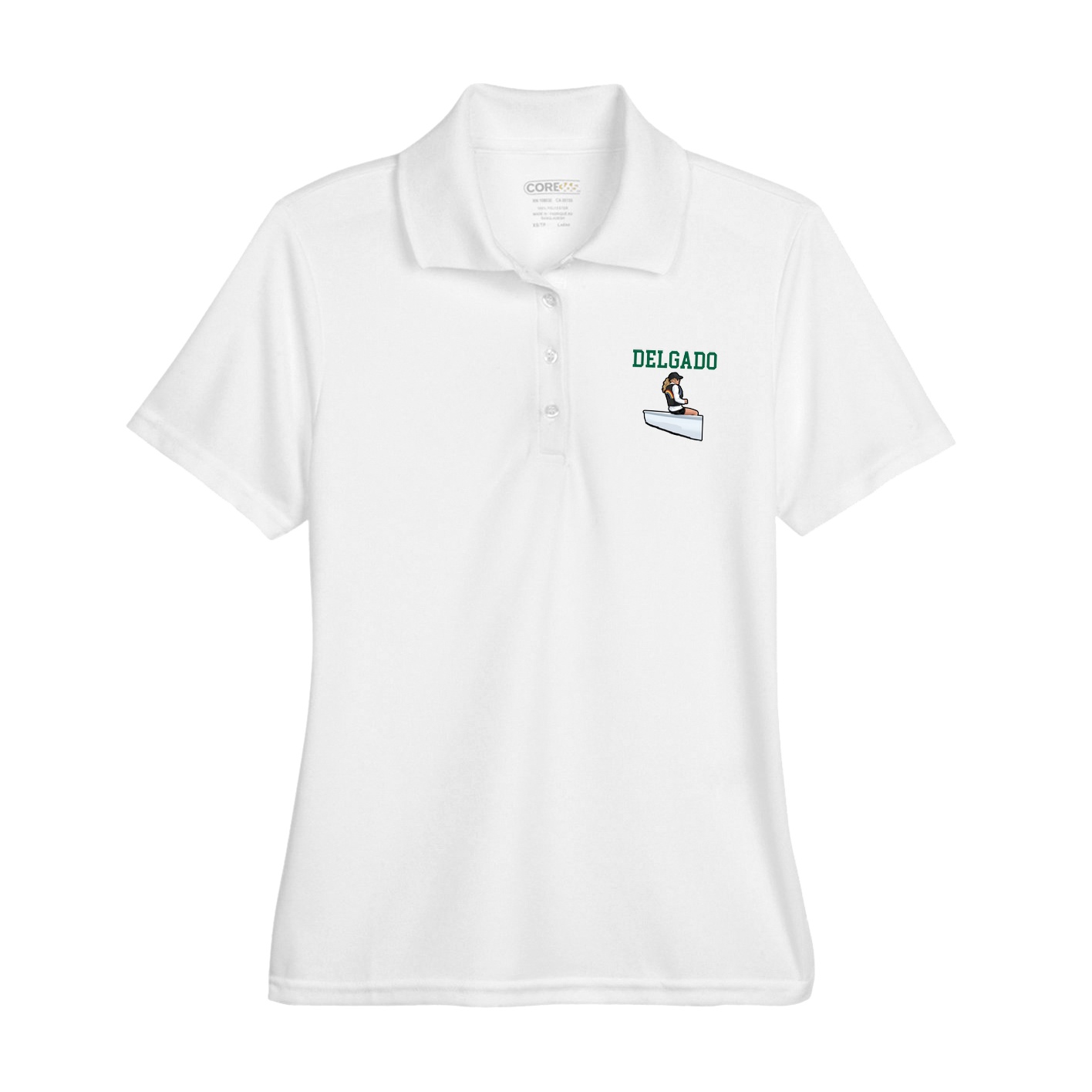 Womens Performance Polo — Shirsey in White