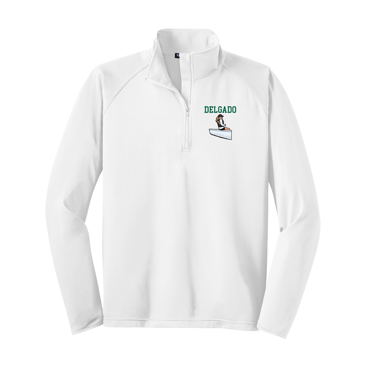 Q-Zip Pullover — Shirsey in White