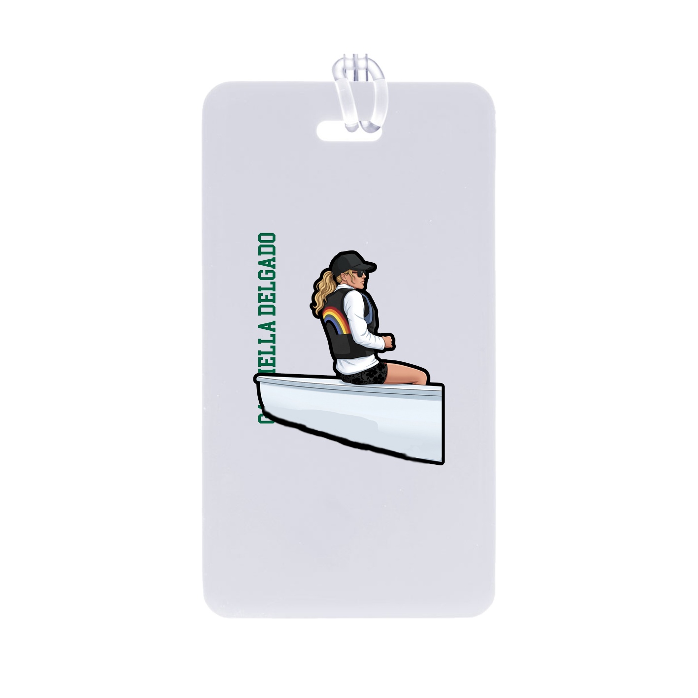 Bag Tag — Name Vertical in Classic