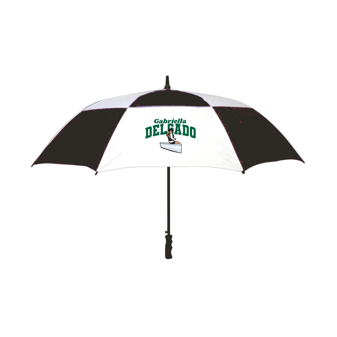 Golf Umbrella — Signature Arch in Black