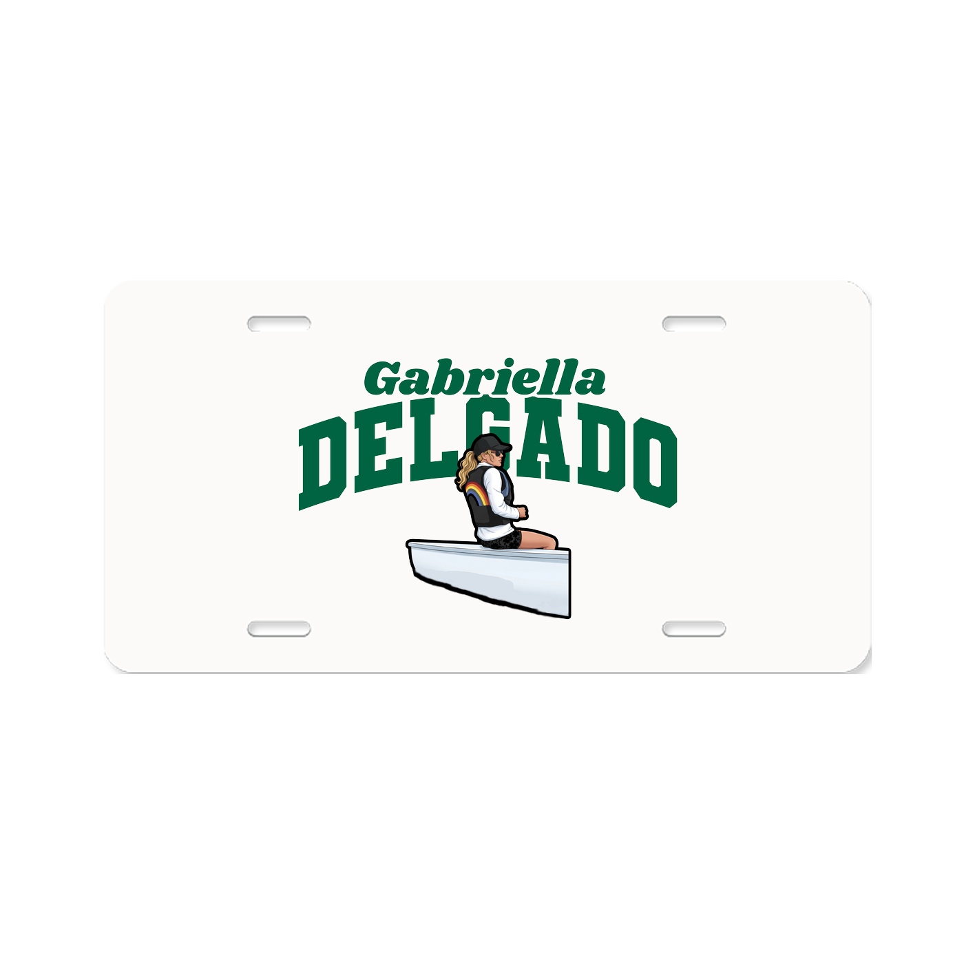 License Plate — Signature Arch in Classic
