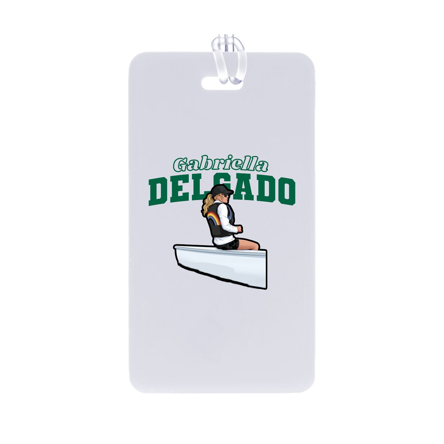 Bag Tag — Name Arch in Classic