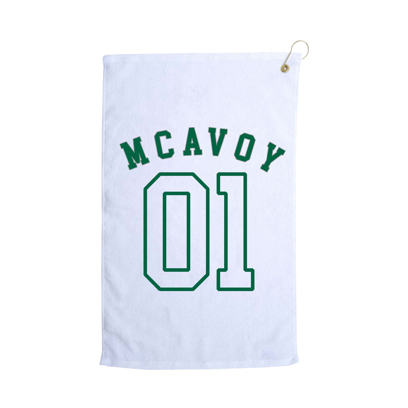 Golf Towel — Shirsey Arch in White