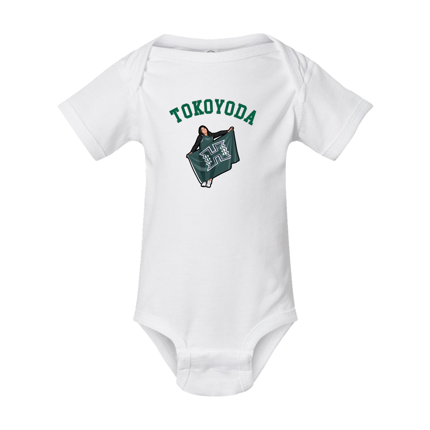 Baby Onesie — Shirsey Arch in White