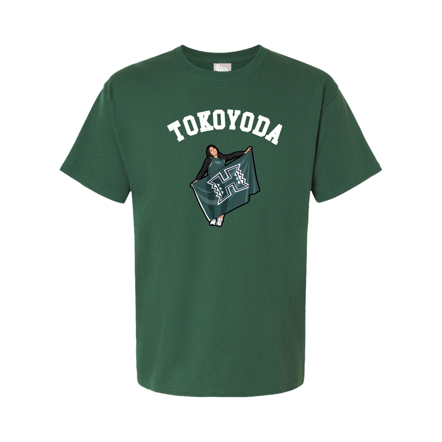 Youth Tee — Shirsey Arch in Green