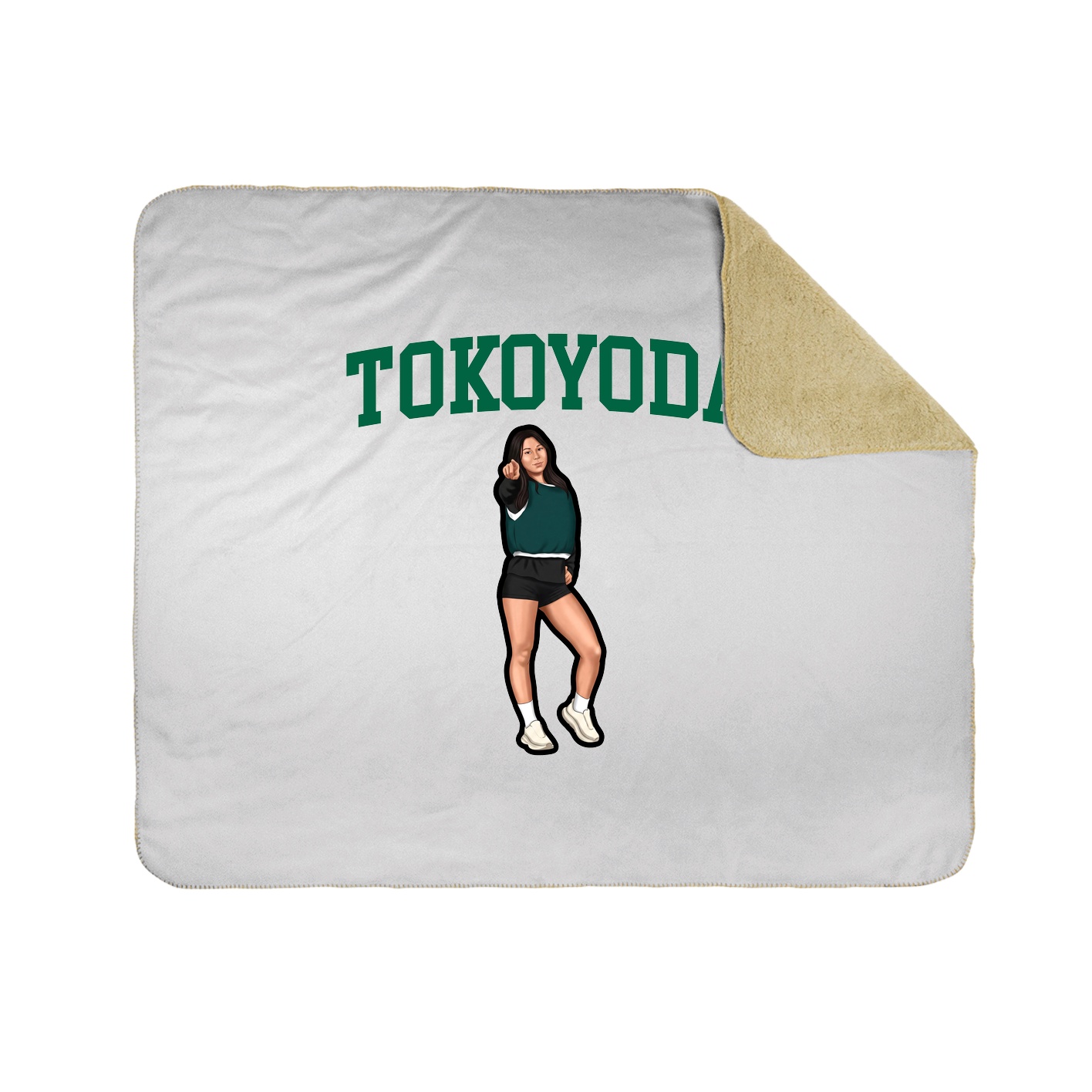Throw Blanket — Shirsey in White
