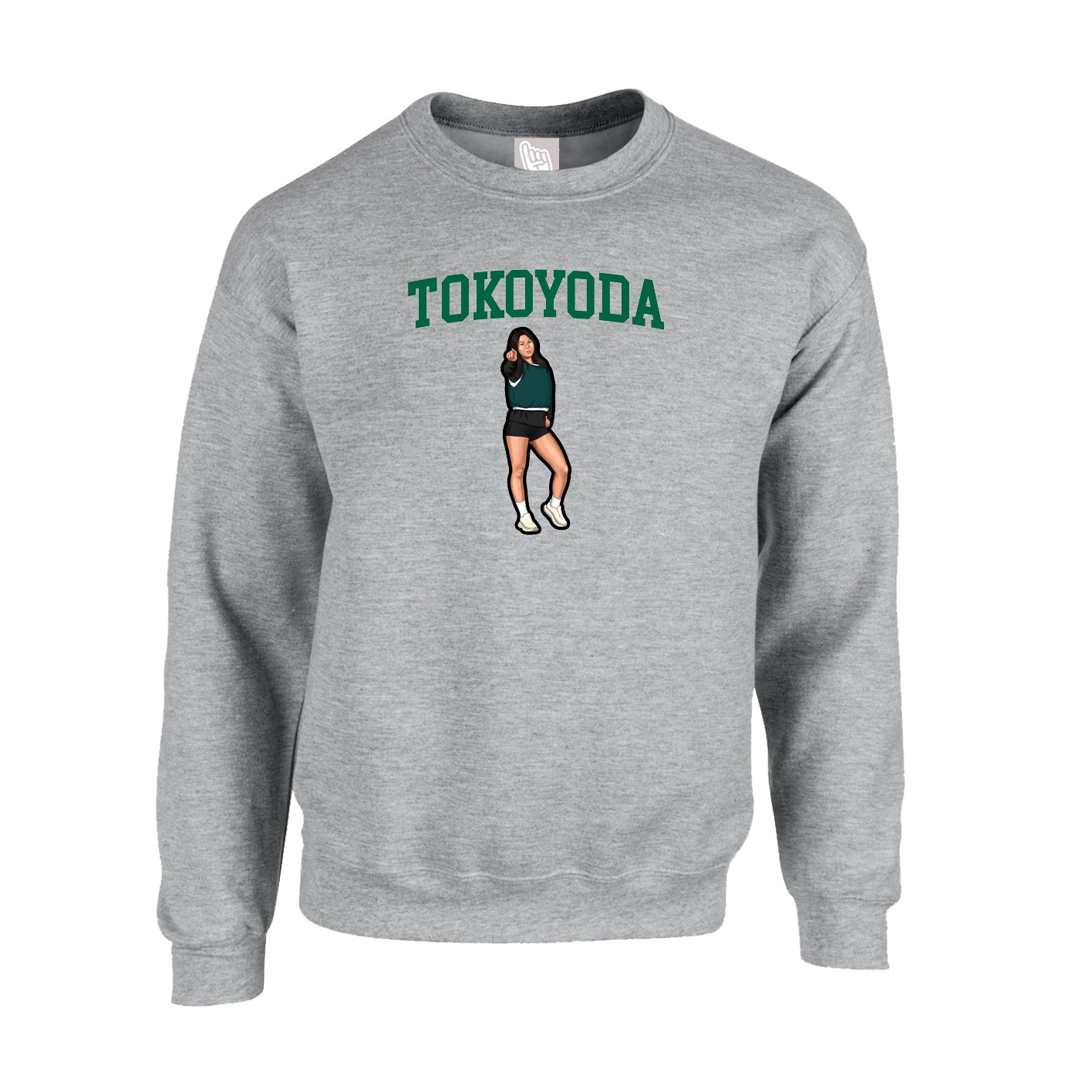 Fleece Crew — Shirsey in Grey