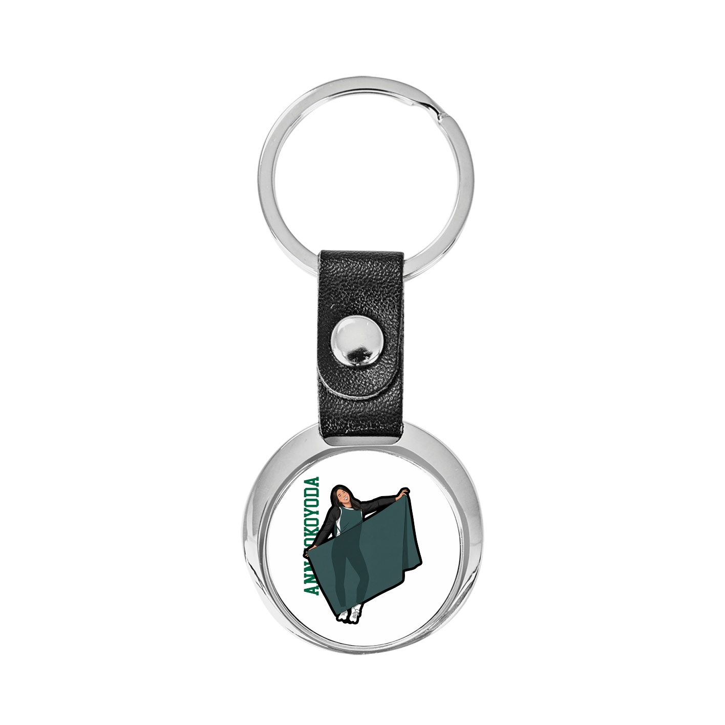 Key Chain — Name Vertical in Classic