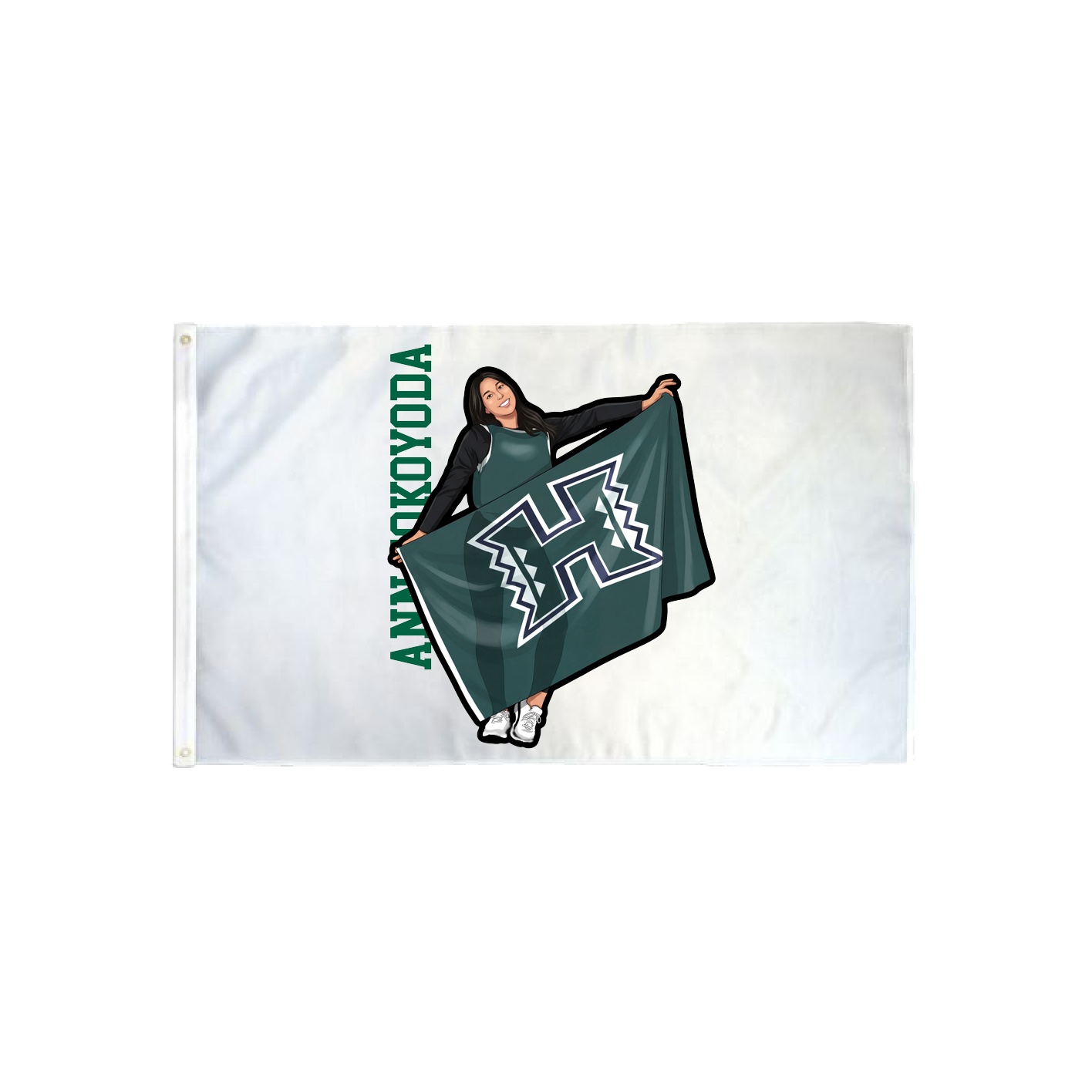 3x5 Flag — Name Vertical in Classic