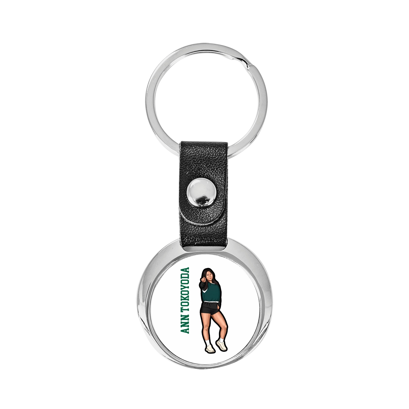 Key Chain — Name Vertical in Classic