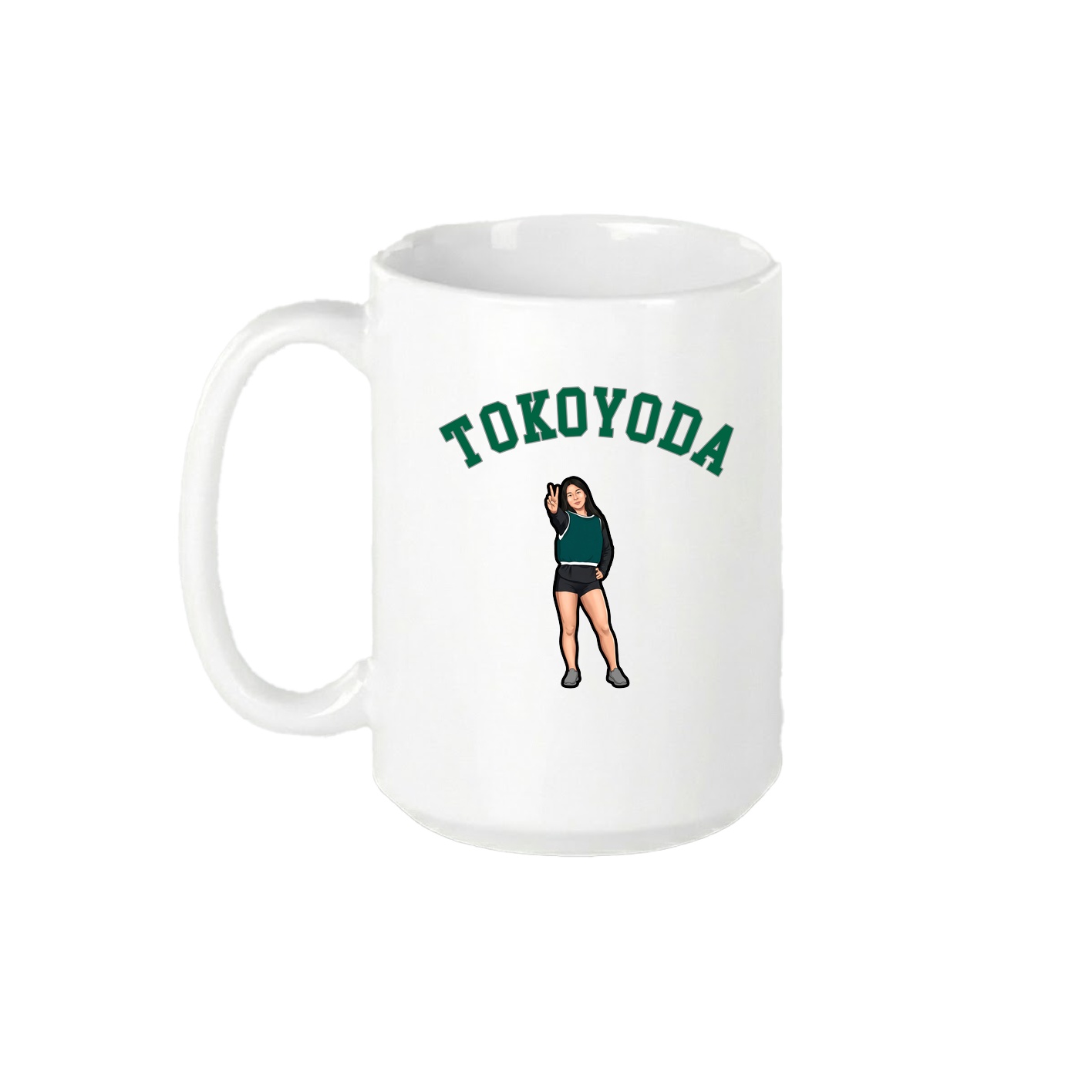 15oz Coffee Mug — Shirsey Arch in White
