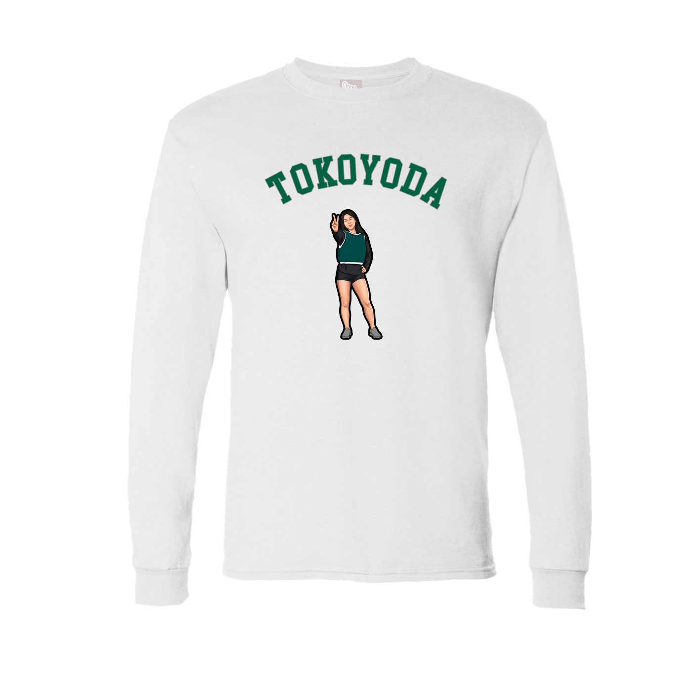 Long Sleeve Tee — Shirsey Arch in White