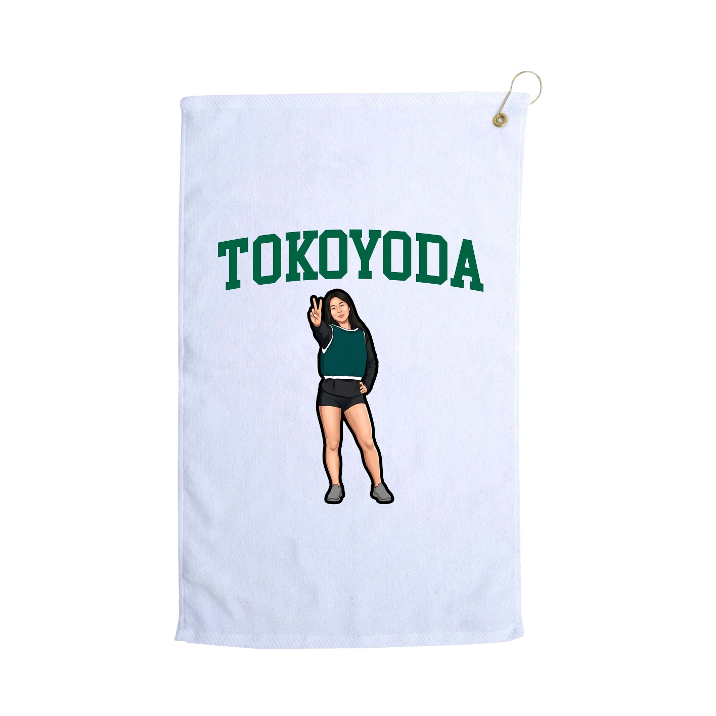 Golf Towel — Shirsey in White