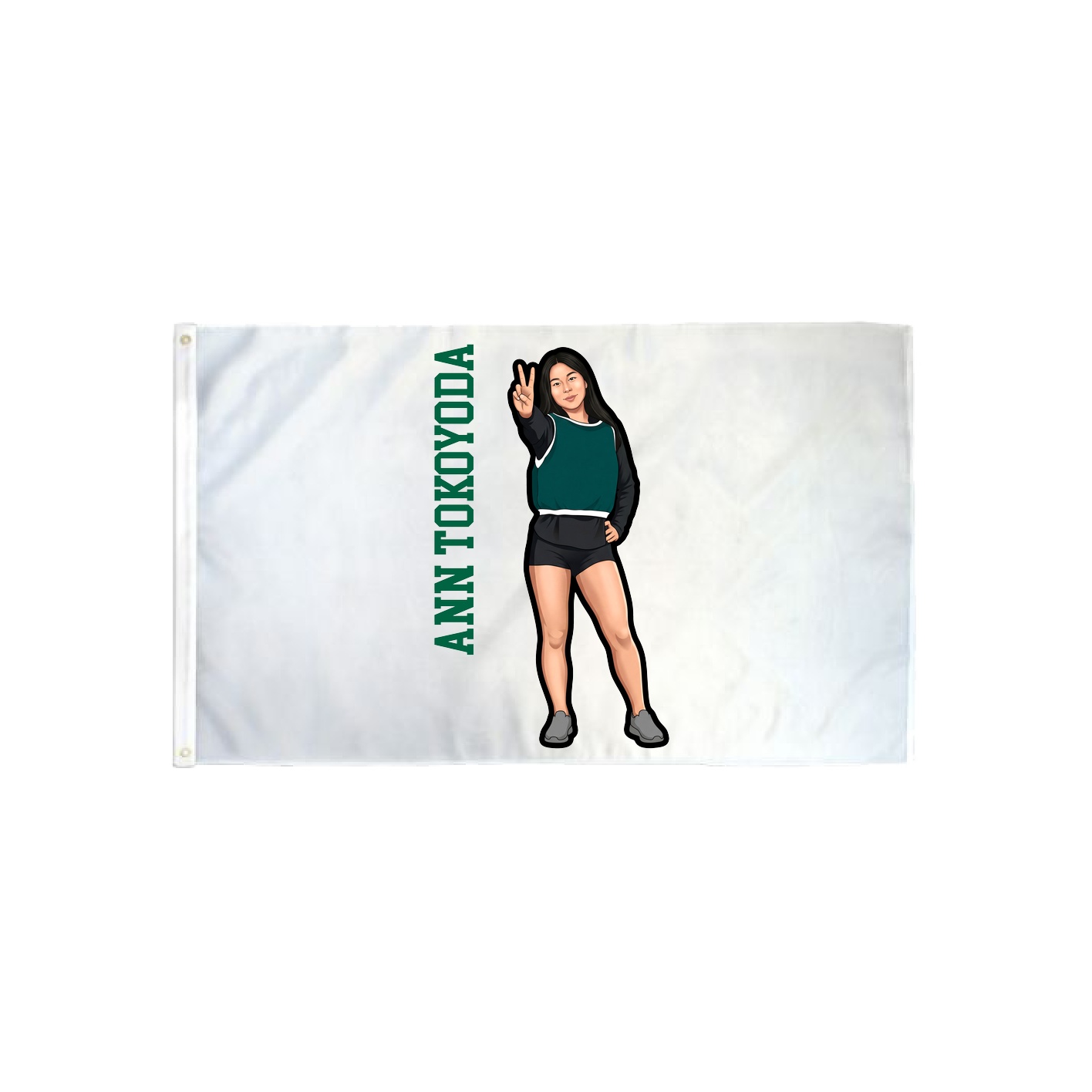 3x5 Flag — Name Vertical in Classic