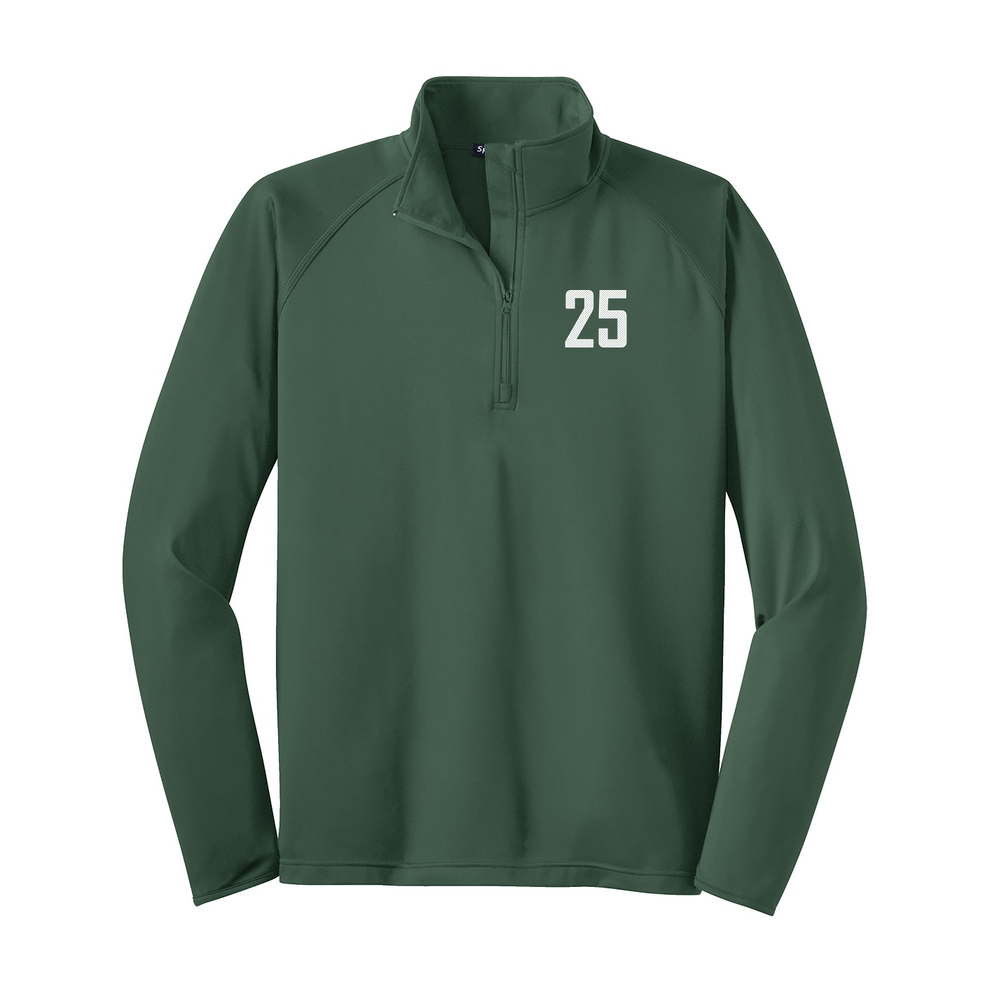 Q-Zip Pullover — Front Shirsy in Green