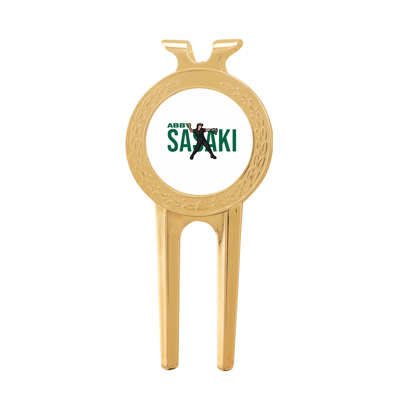 Divot Tool with Ball Marker — Player Name in Classic