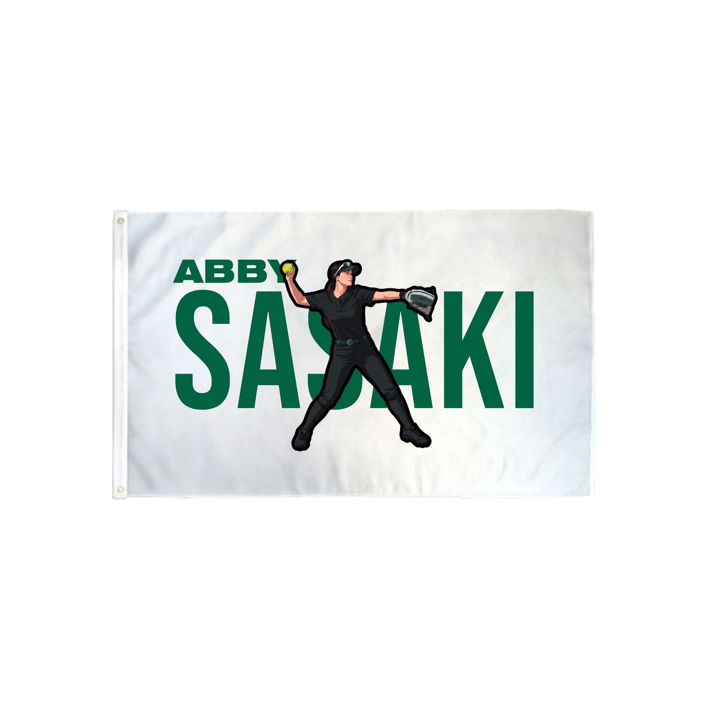 3x5 Flag — Player Name in Classic