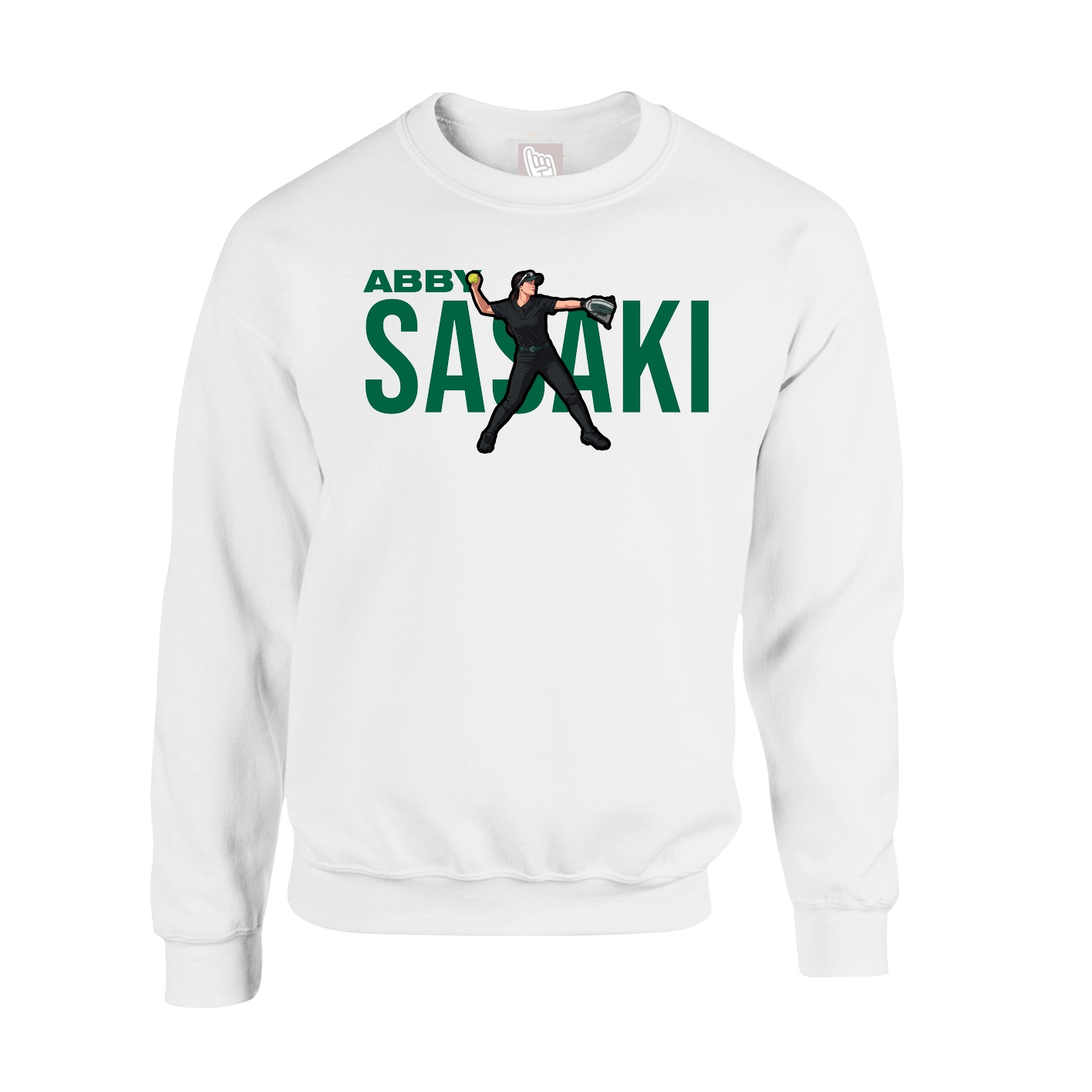Fleece Crew — Player Name in White