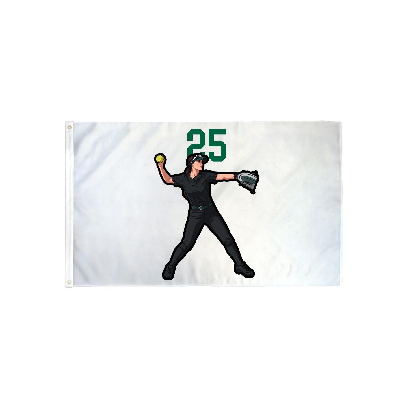 3x5 Flag — Number Top in Classic