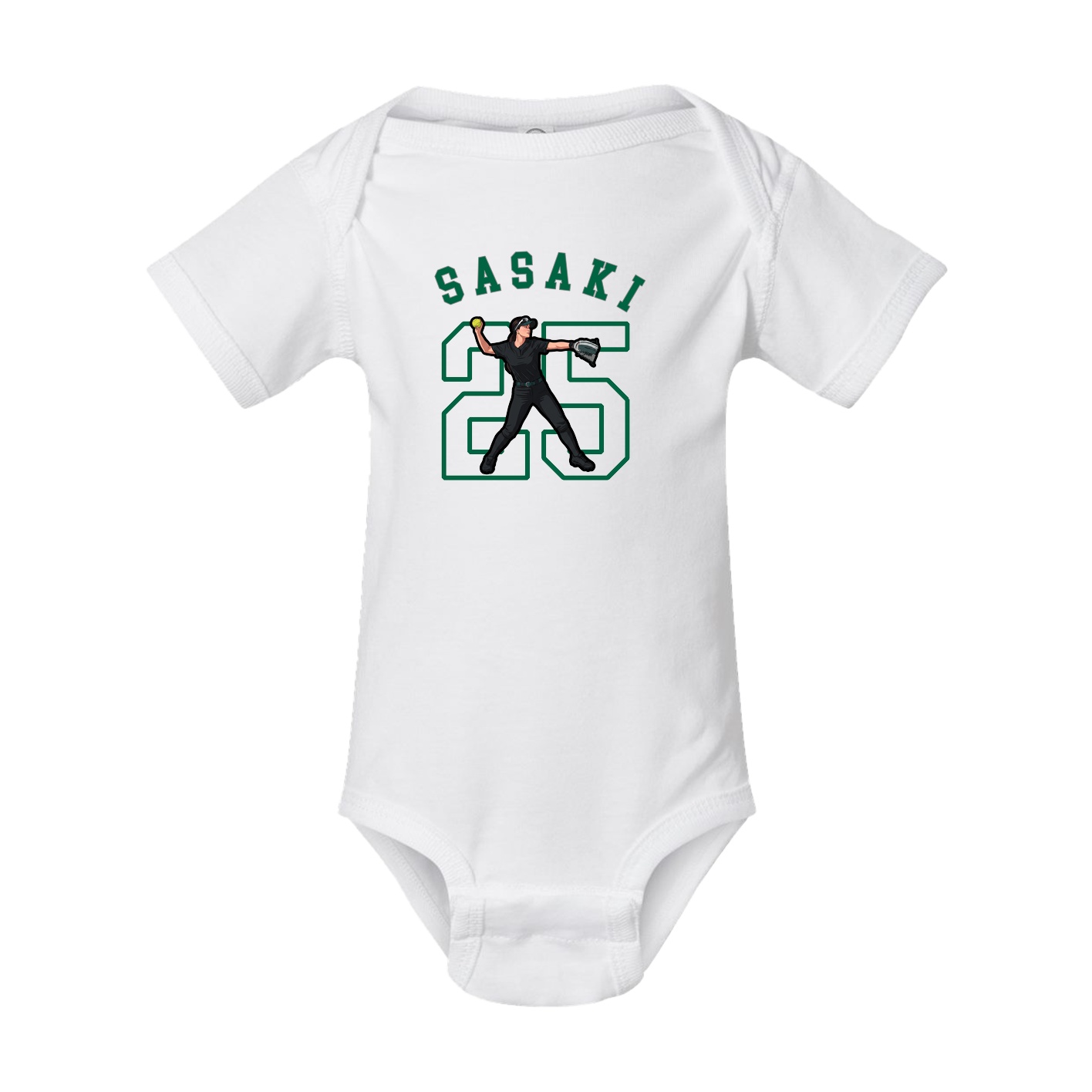 Baby Onesie — Shirsey Arch in White