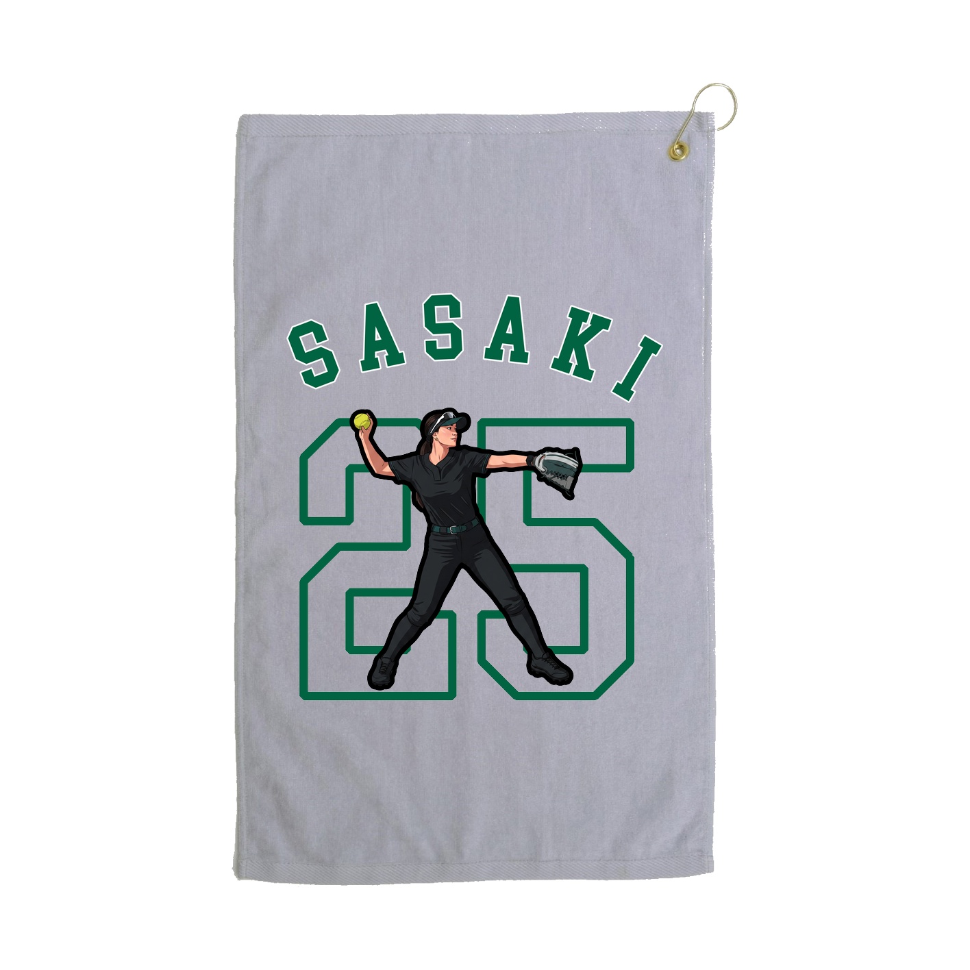 Golf Towel — Shirsey Arch in Grey