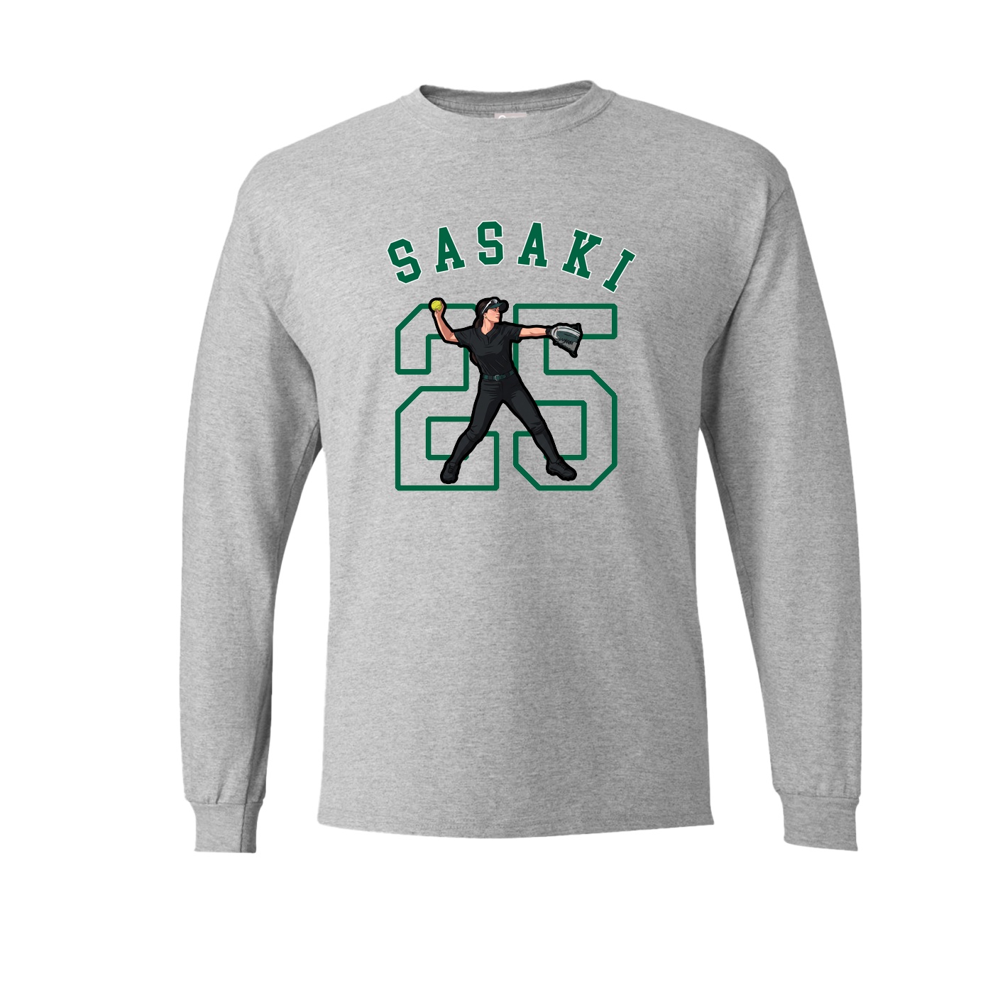 Long Sleeve Tee — Shirsey Arch in Grey