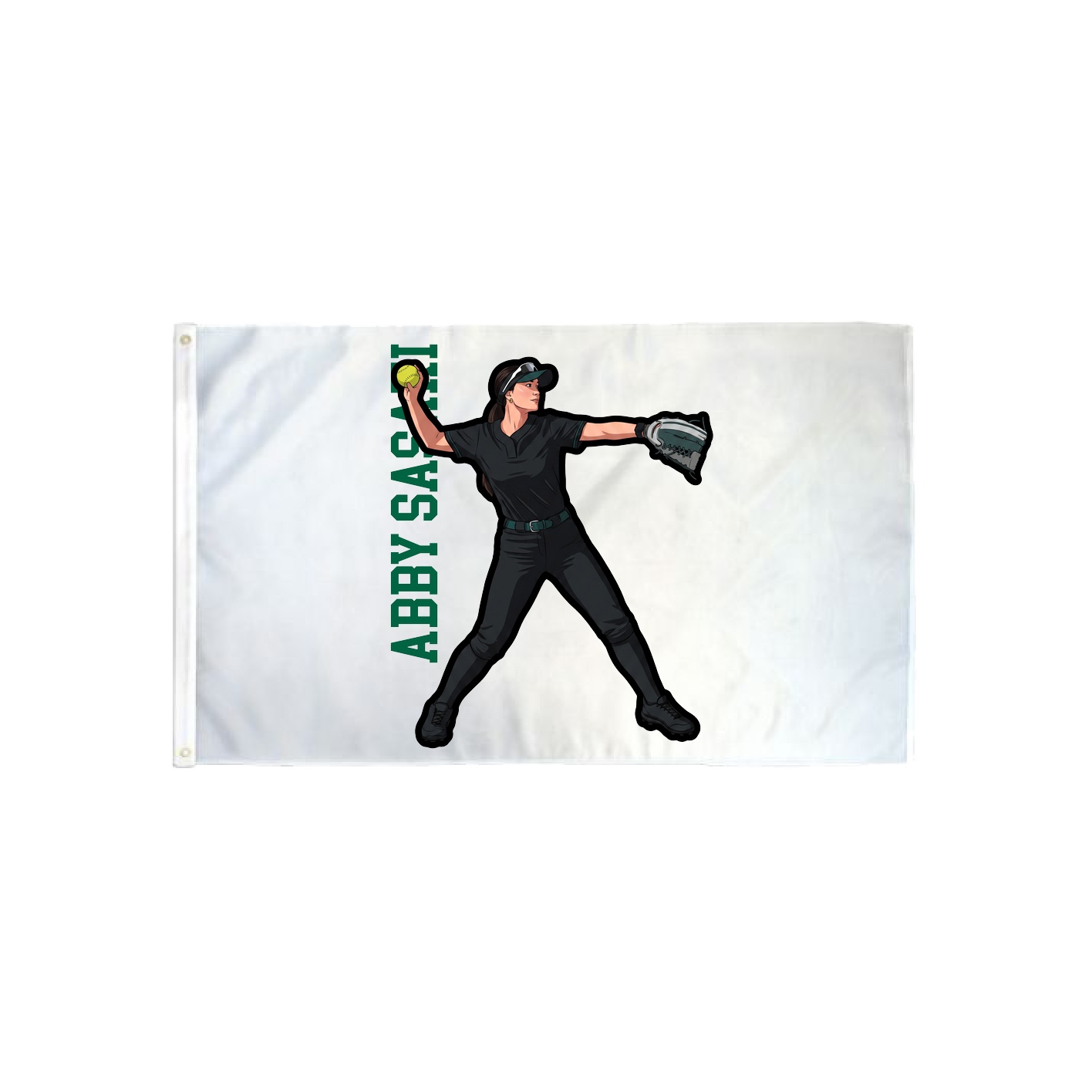 3x5 Flag — Name Vertical in Classic
