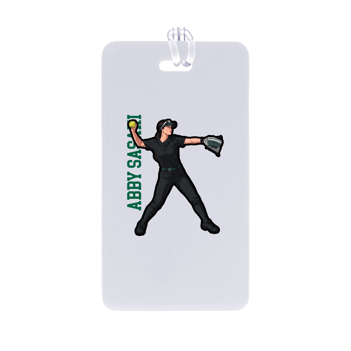 Bag Tag — Name Vertical in Classic