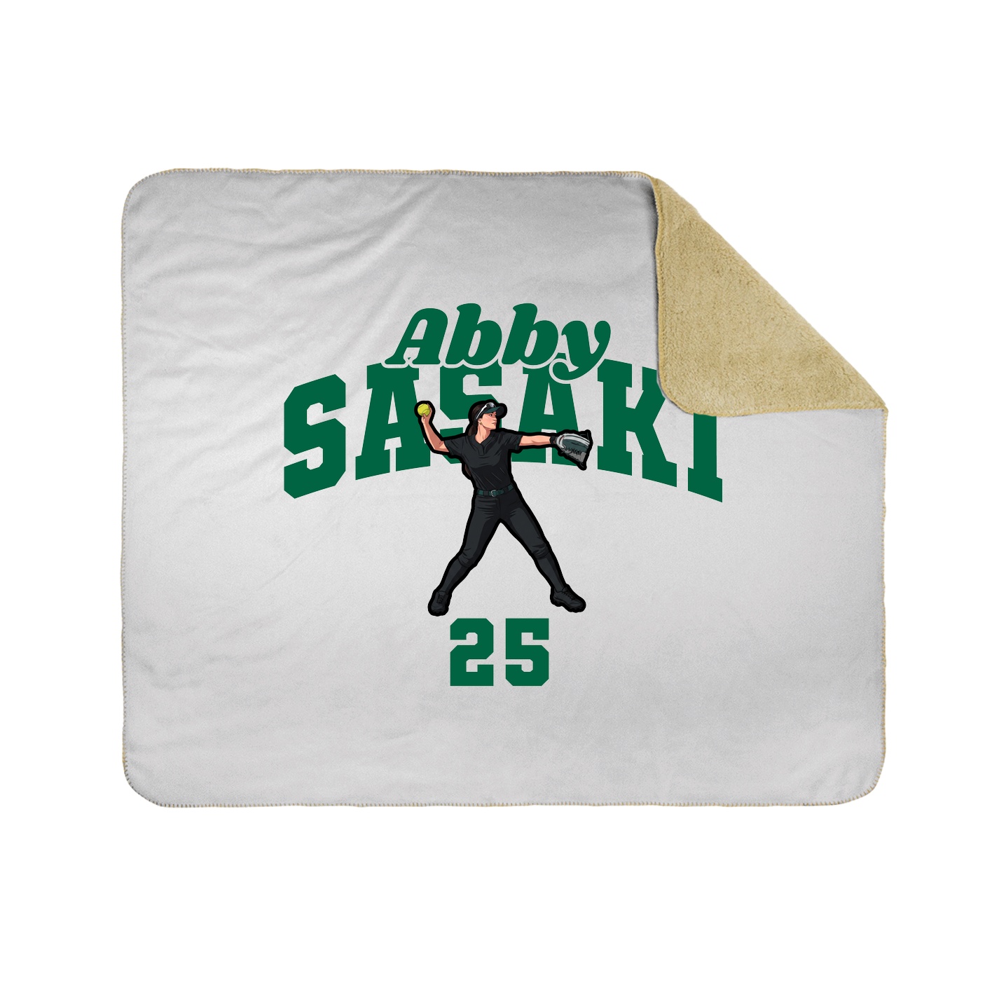 Throw Blanket — Signature Arch in White