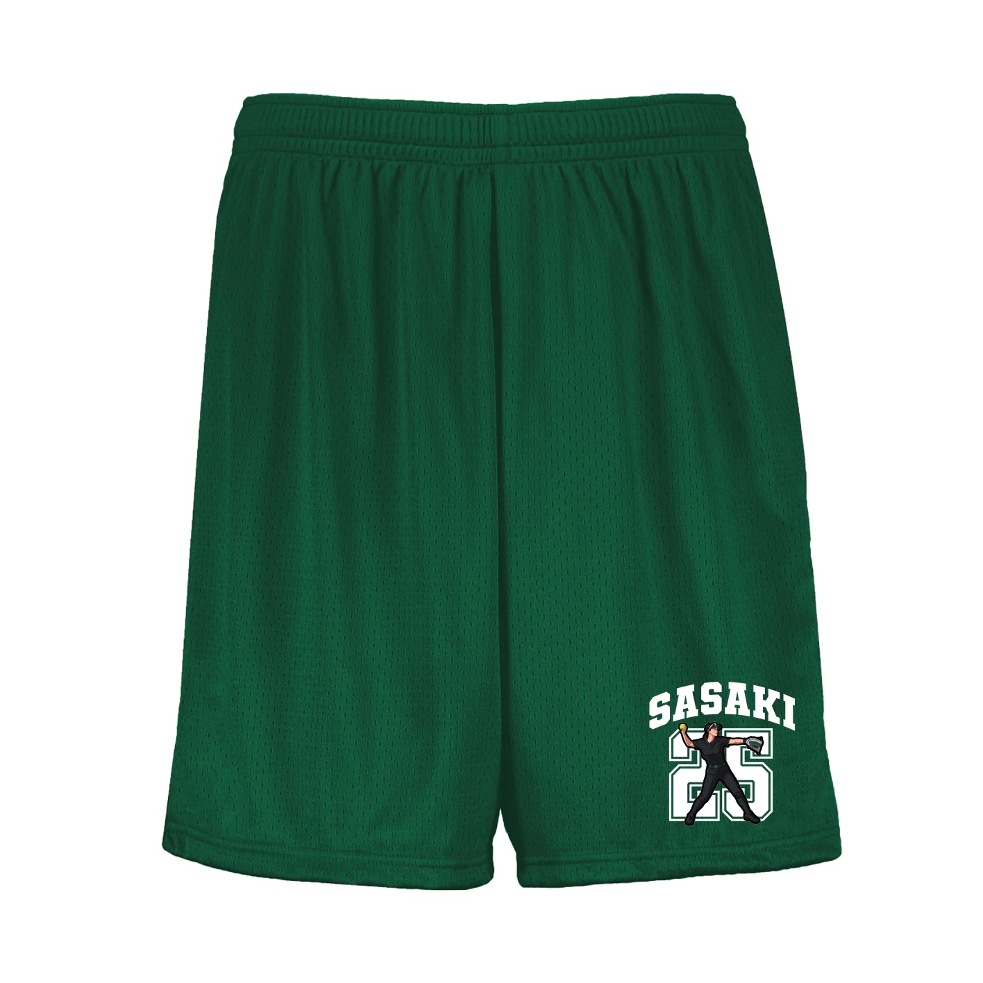 Shorts — Number in Green