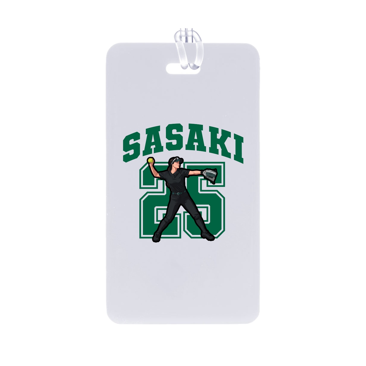 Bag Tag — Number in Classic