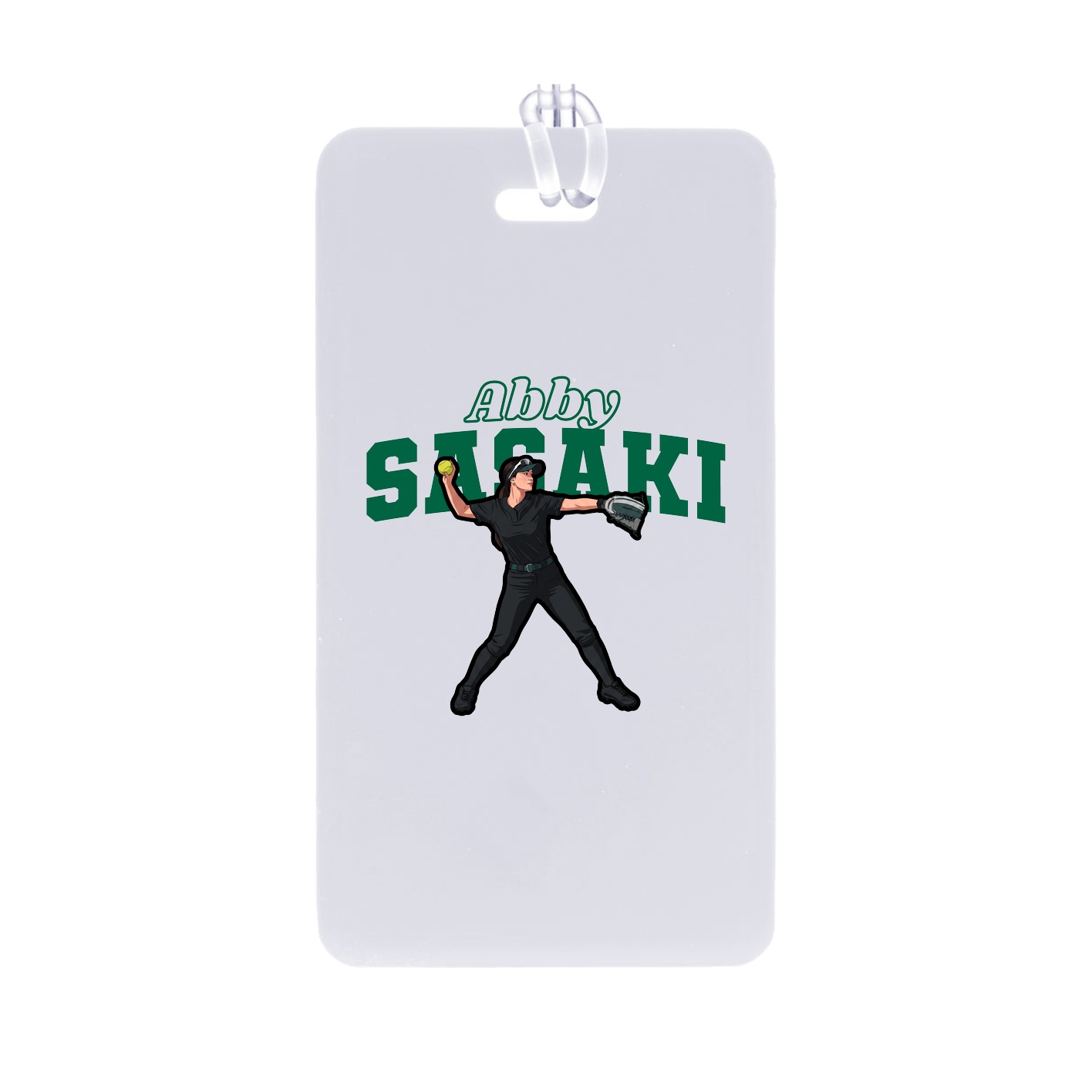 Bag Tag — Name Arch in Classic
