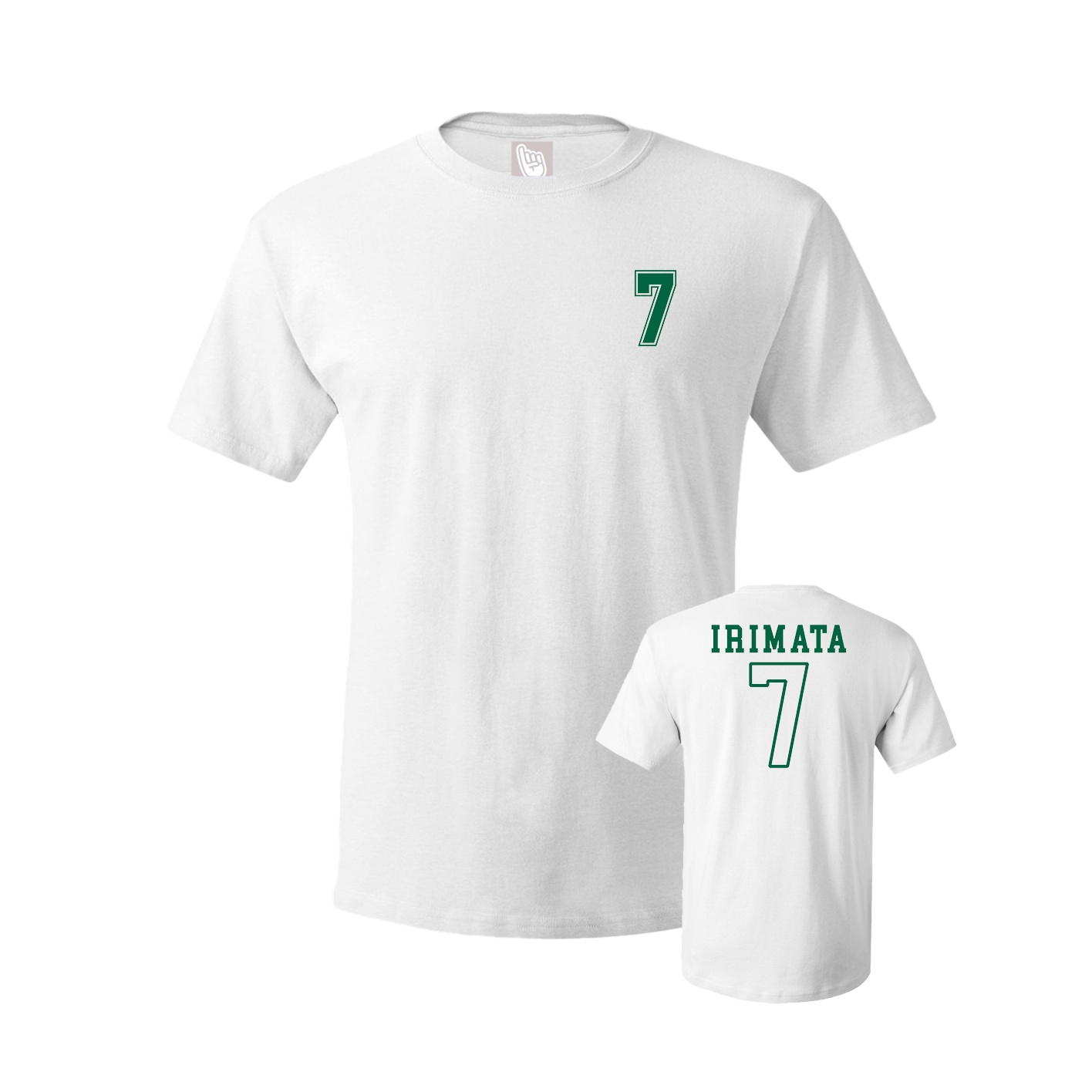 Youth Tee — Chest Back in White
