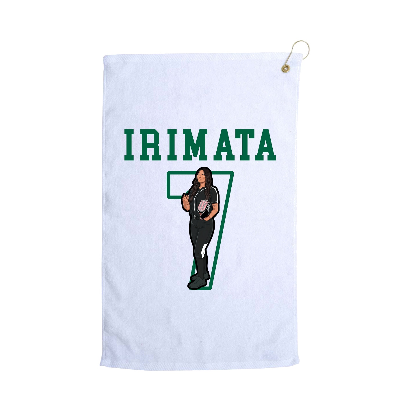 Golf Towel — Shirsey in White