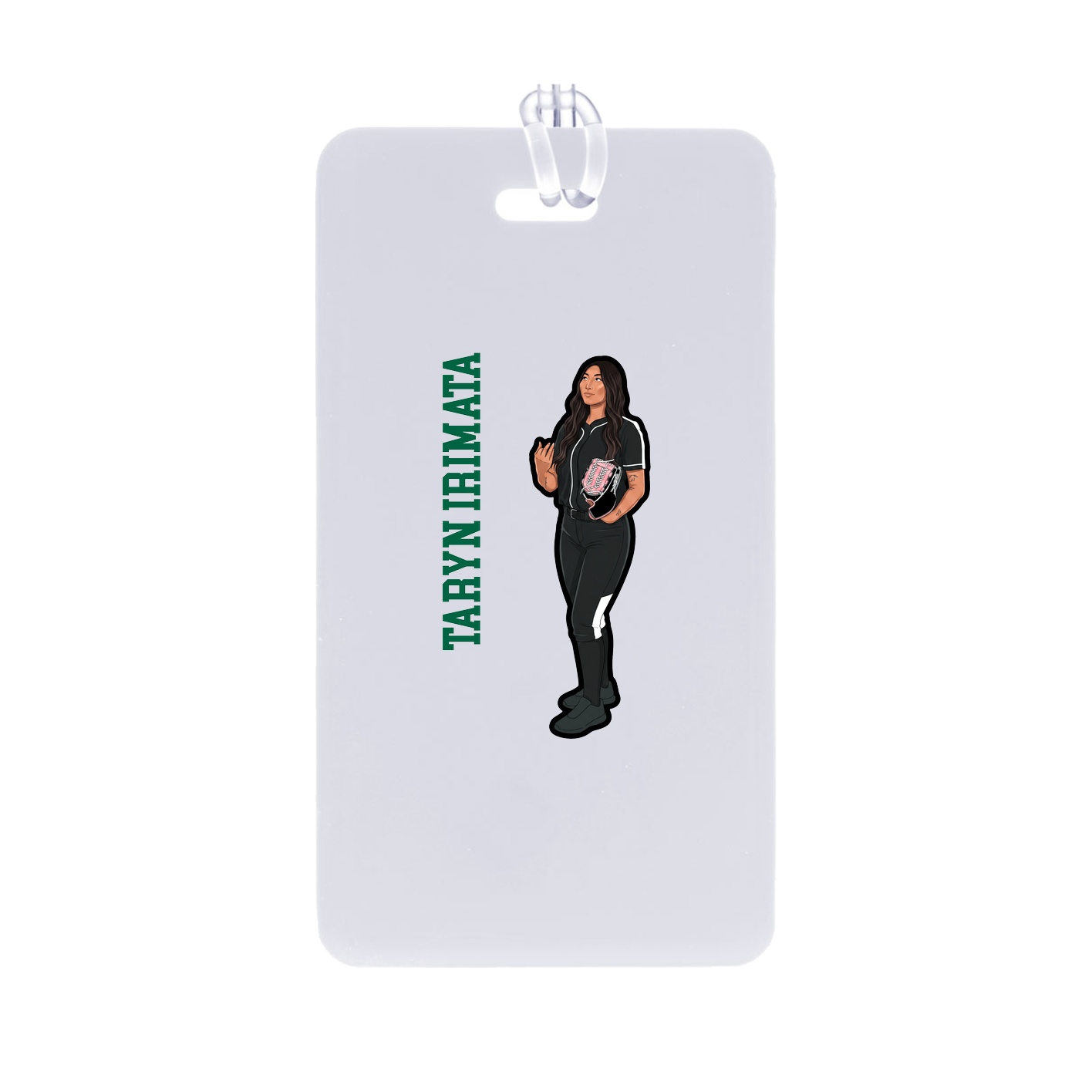 Bag Tag — Name Vertical in Classic