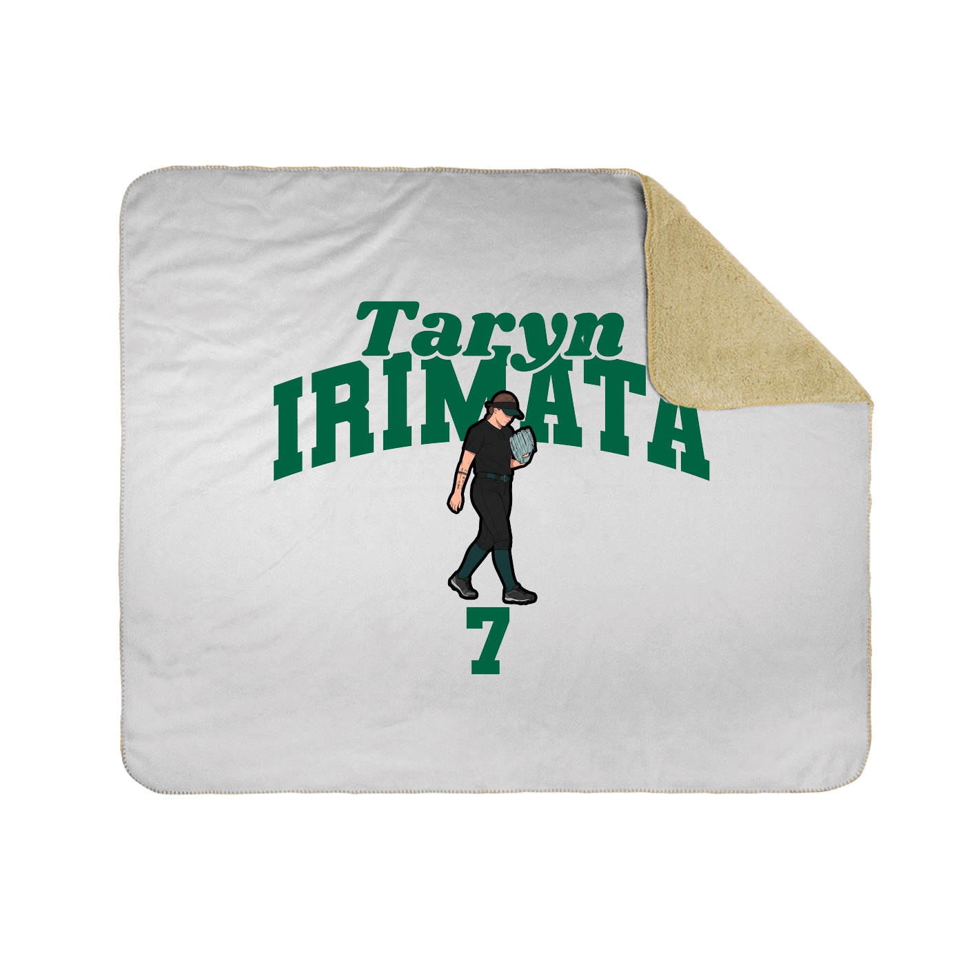 Throw Blanket — Signature Arch in White