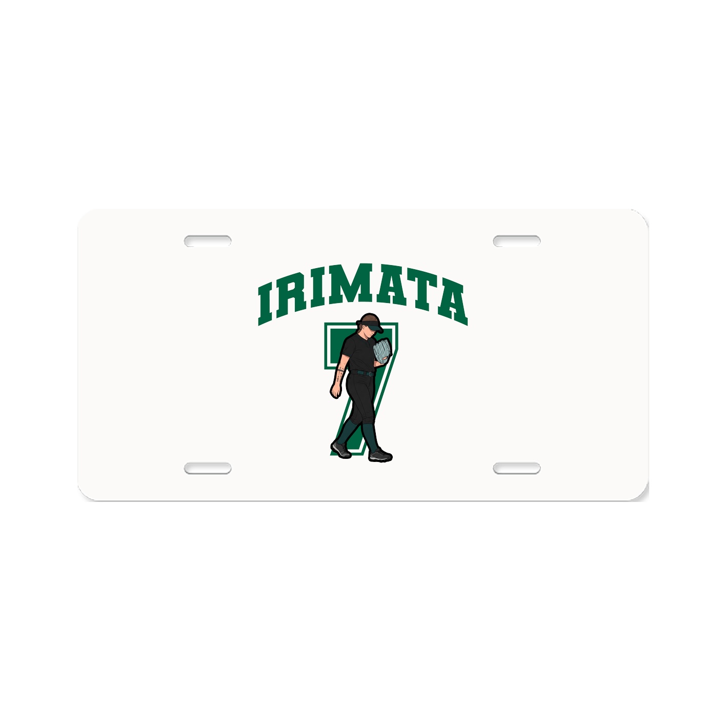 License Plate — Number in Classic