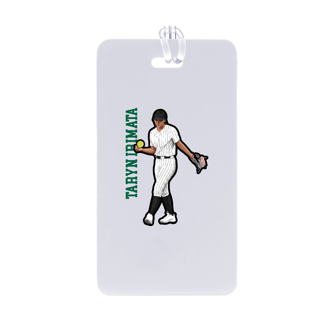 Bag Tag — Name Vertical in Classic