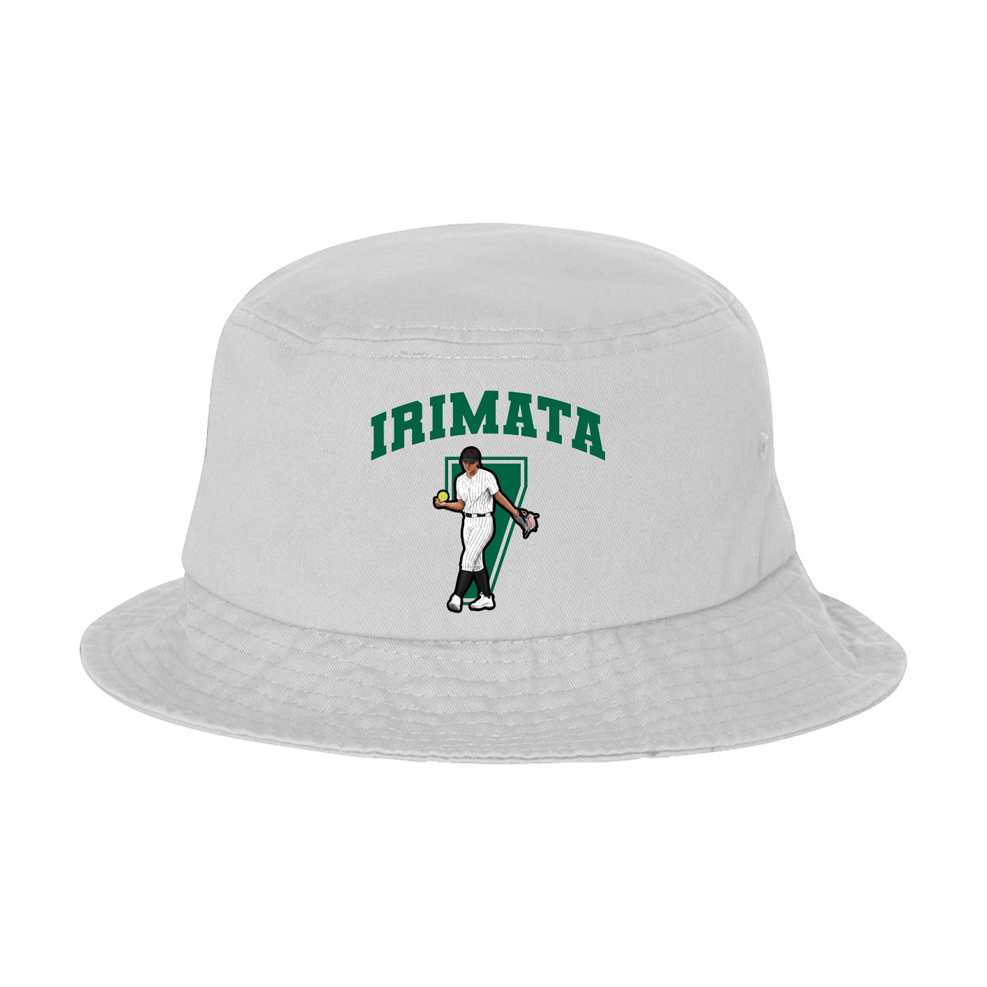 Bucket Cap — Number in White
