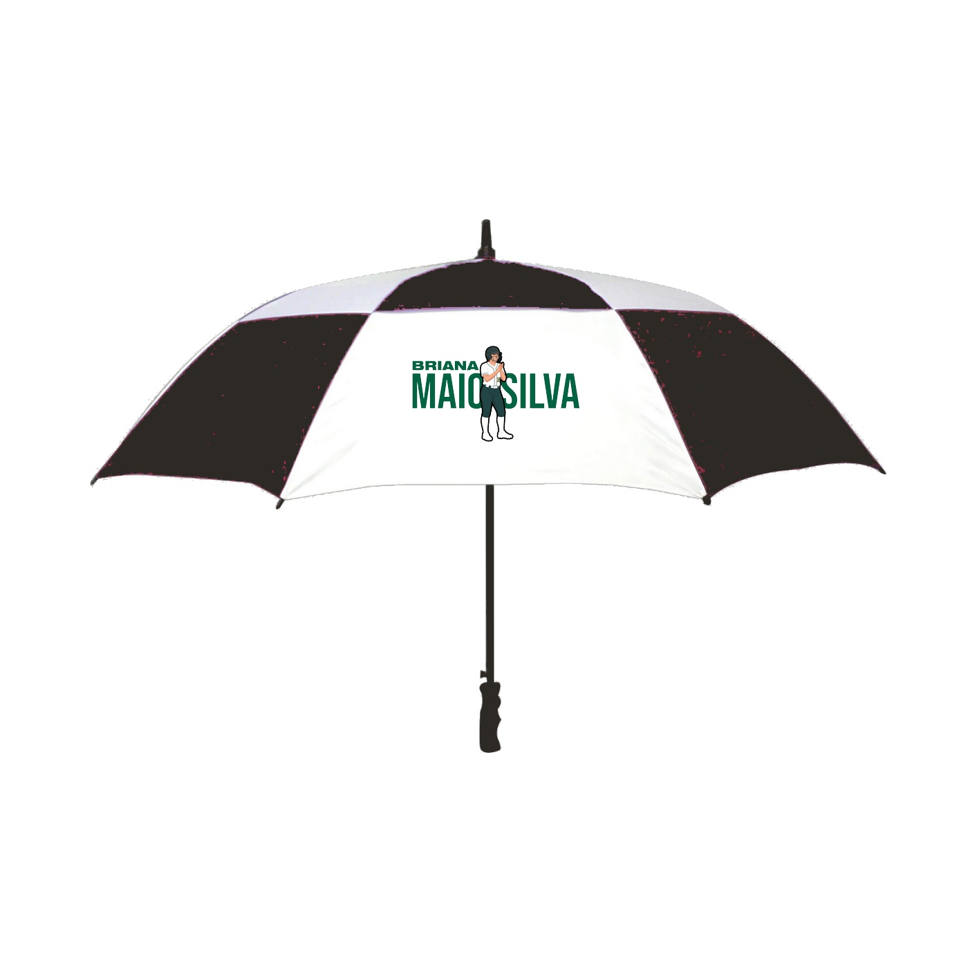 Golf Umbrella — Player Name in Black