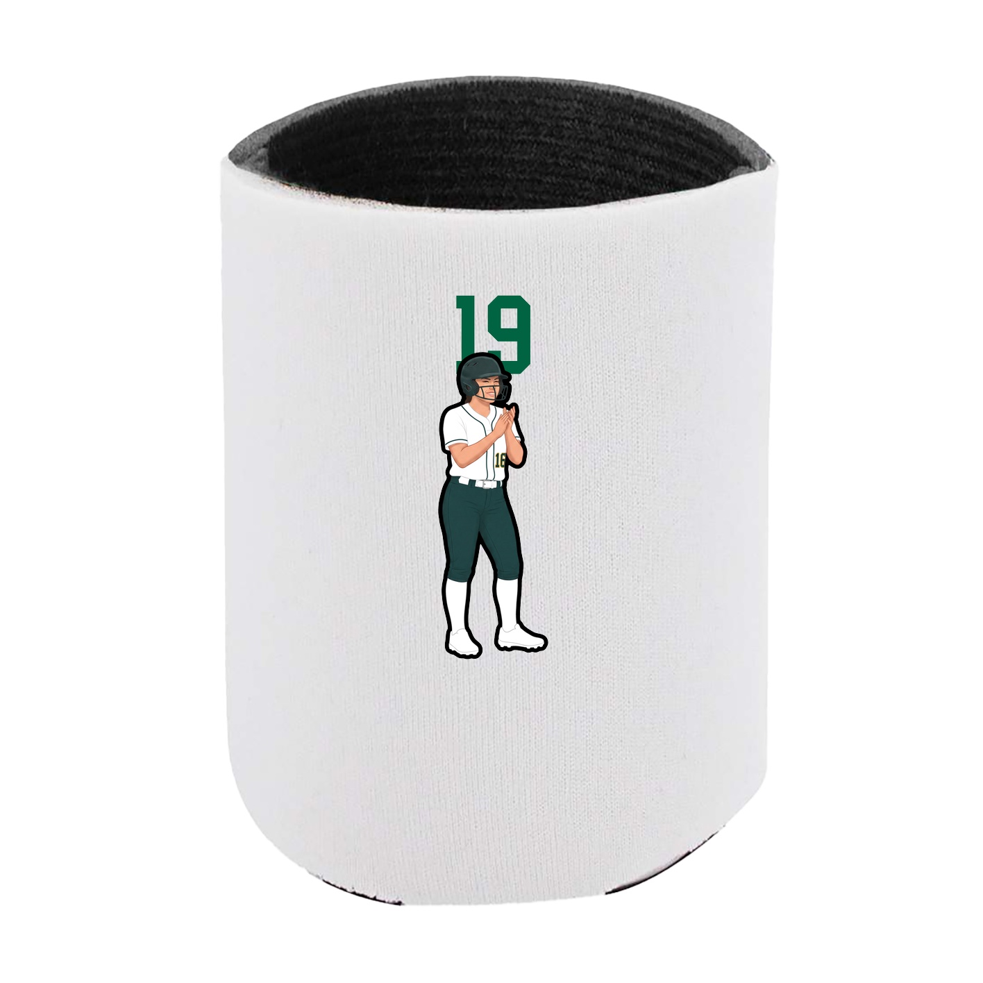 Can Holder — Number Top in White
