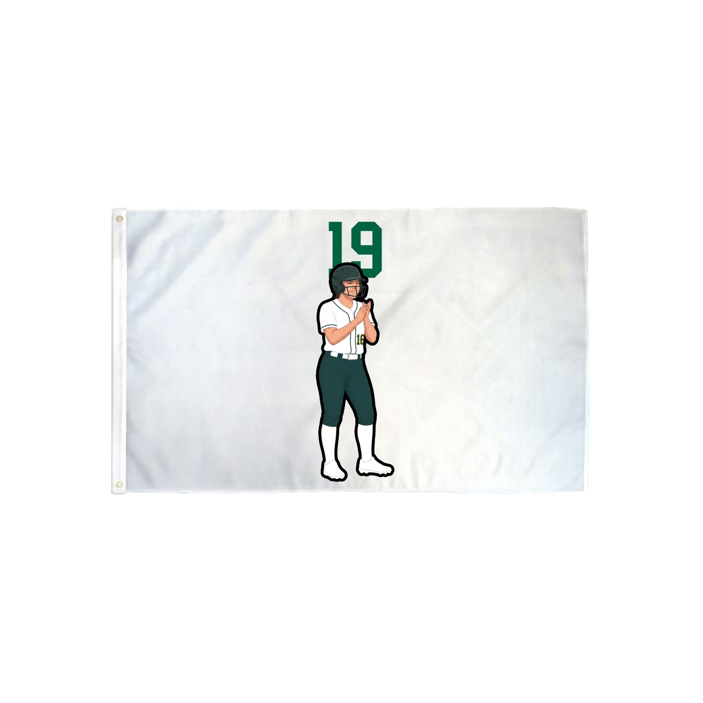 3x5 Flag — Number Top in Classic