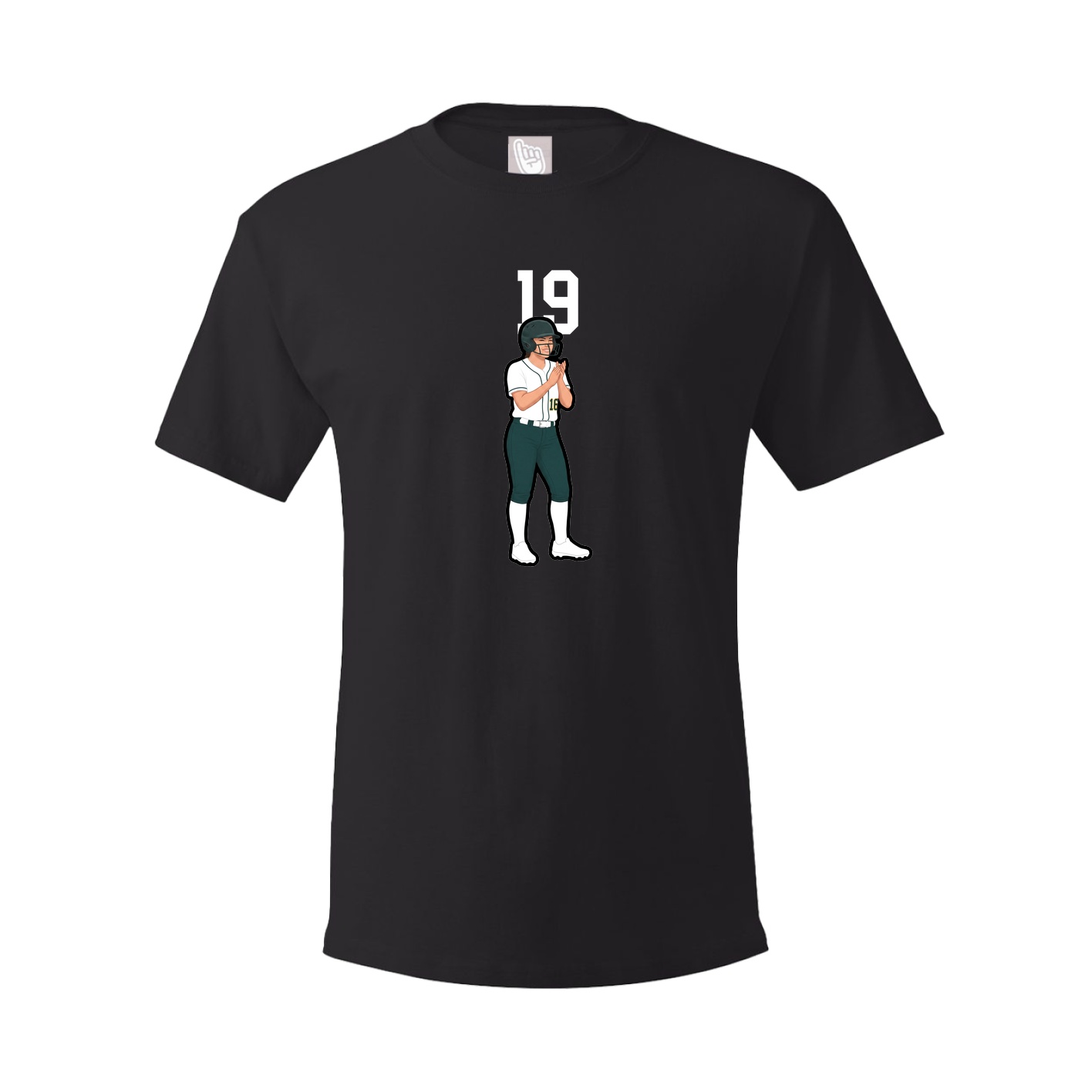 Tee — Number Top in Black