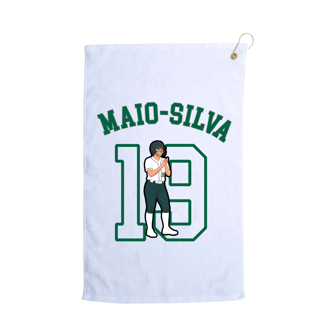 Golf Towel — Shirsey Arch in White