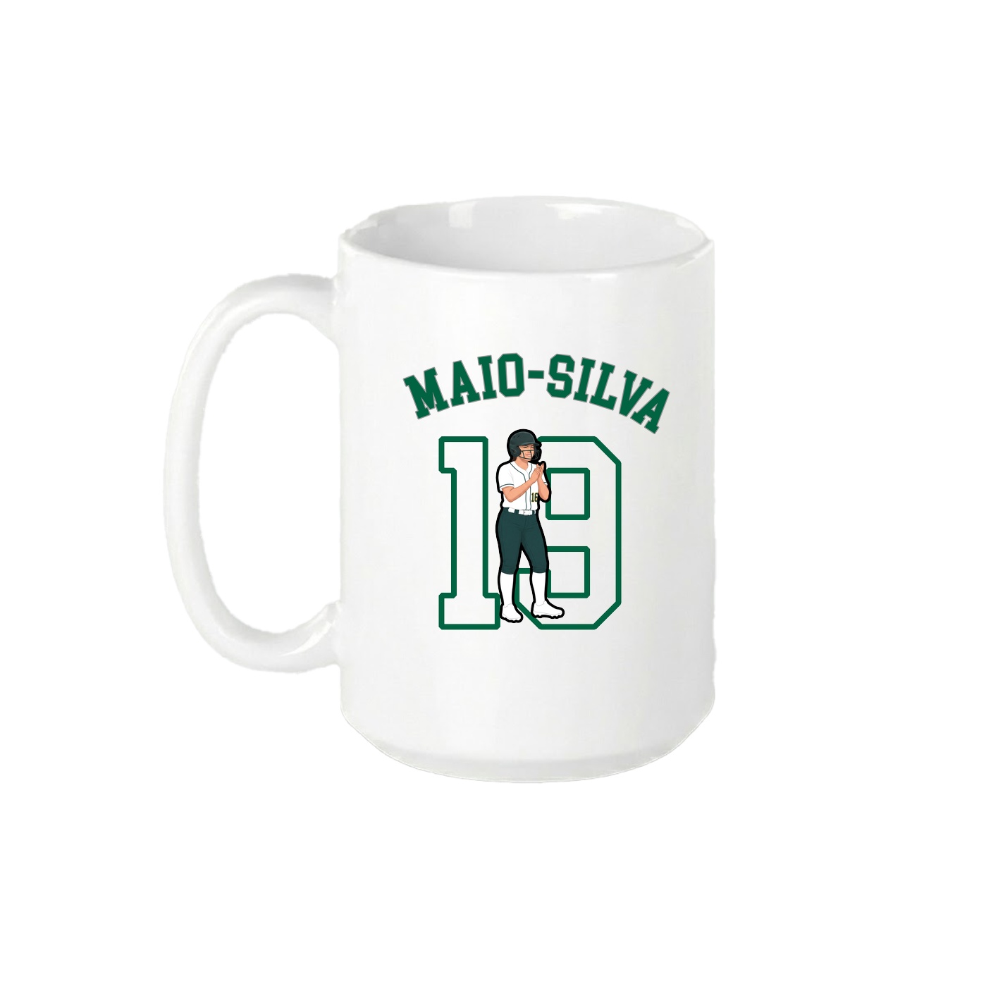 15oz Coffee Mug — Shirsey Arch in White