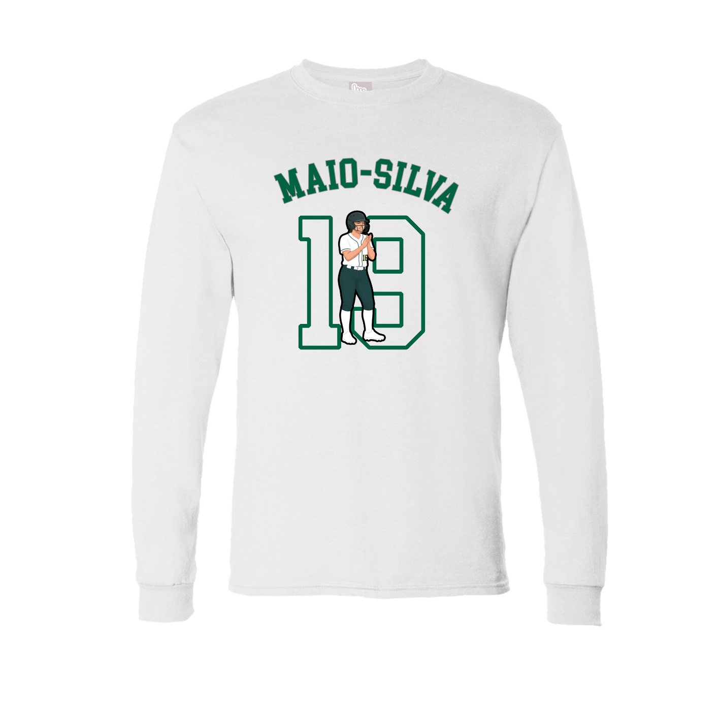 Long Sleeve Tee — Shirsey Arch in White