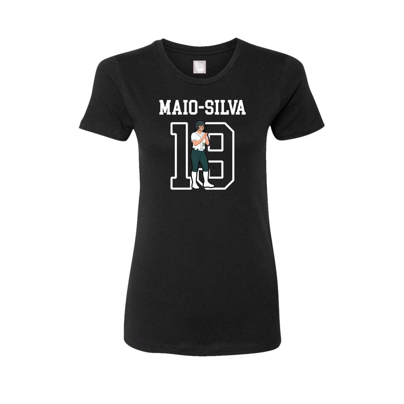 Fitted Women's Tee — Shirsey in Black
