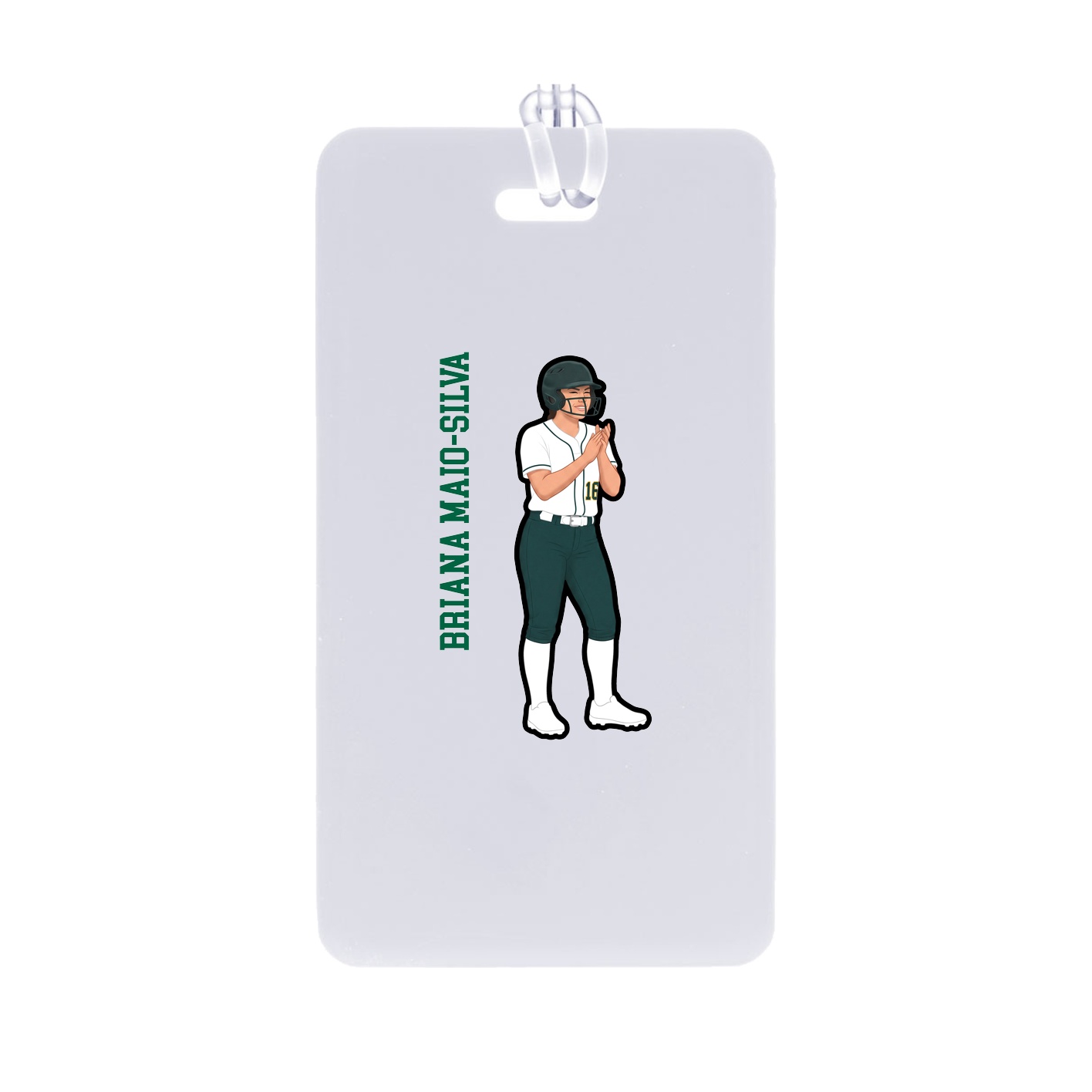 Bag Tag — Name Vertical in Classic